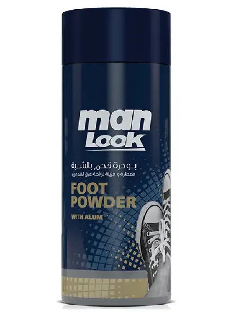 Man look Foot Powder with Alum 50 gm