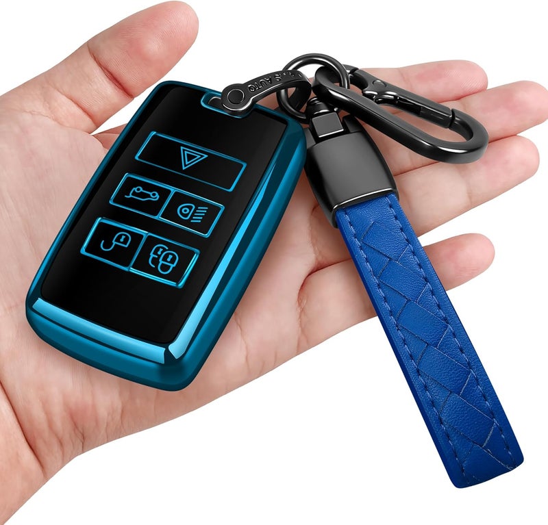 Sindeda Land Rover Key Fob Cover with Keychain - Image 1