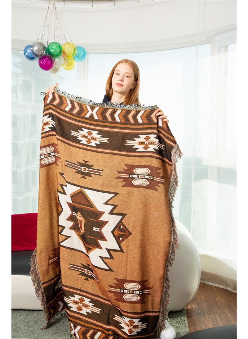 Y&D 160*130cm Camping Blanket Outdoor Blanket Picnic Blanket Sofa Blanket Bed End Blanket Air Conditioning Blanket Shawl Blanket Thread Blanket  - Image 3