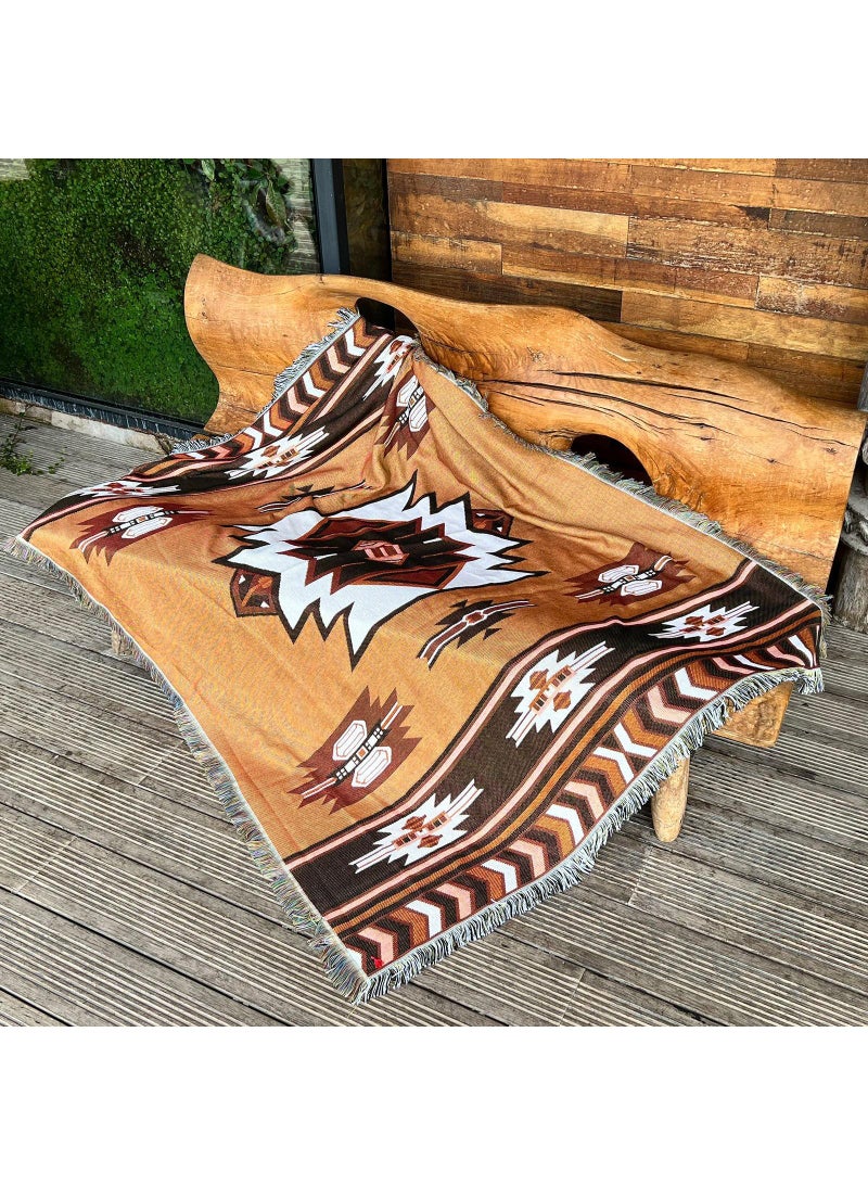 Y&D 160*130cm Camping Blanket Outdoor Blanket Picnic Blanket Sofa Blanket Bed End Blanket Air Conditioning Blanket Shawl Blanket Thread Blanket  - Image 2