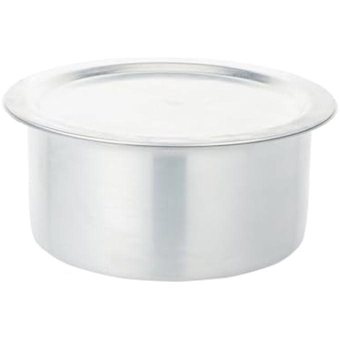 Ayda 21 Heavy Guage Tope Aluminium Cooking Pot With Lid Silver - Image 1