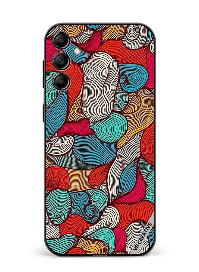 VR CREATIVE Protective Case Cover For Samsung Galaxy M54 Flower Design Multicolour - Image 1