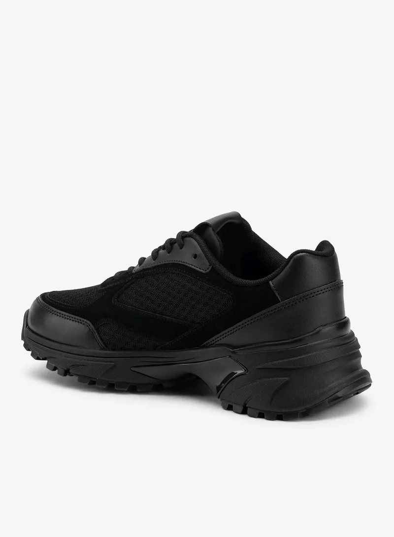 Calvin Klein Jeans  Leather and Breathable Mesh Trainers for Women | Best Price UAE