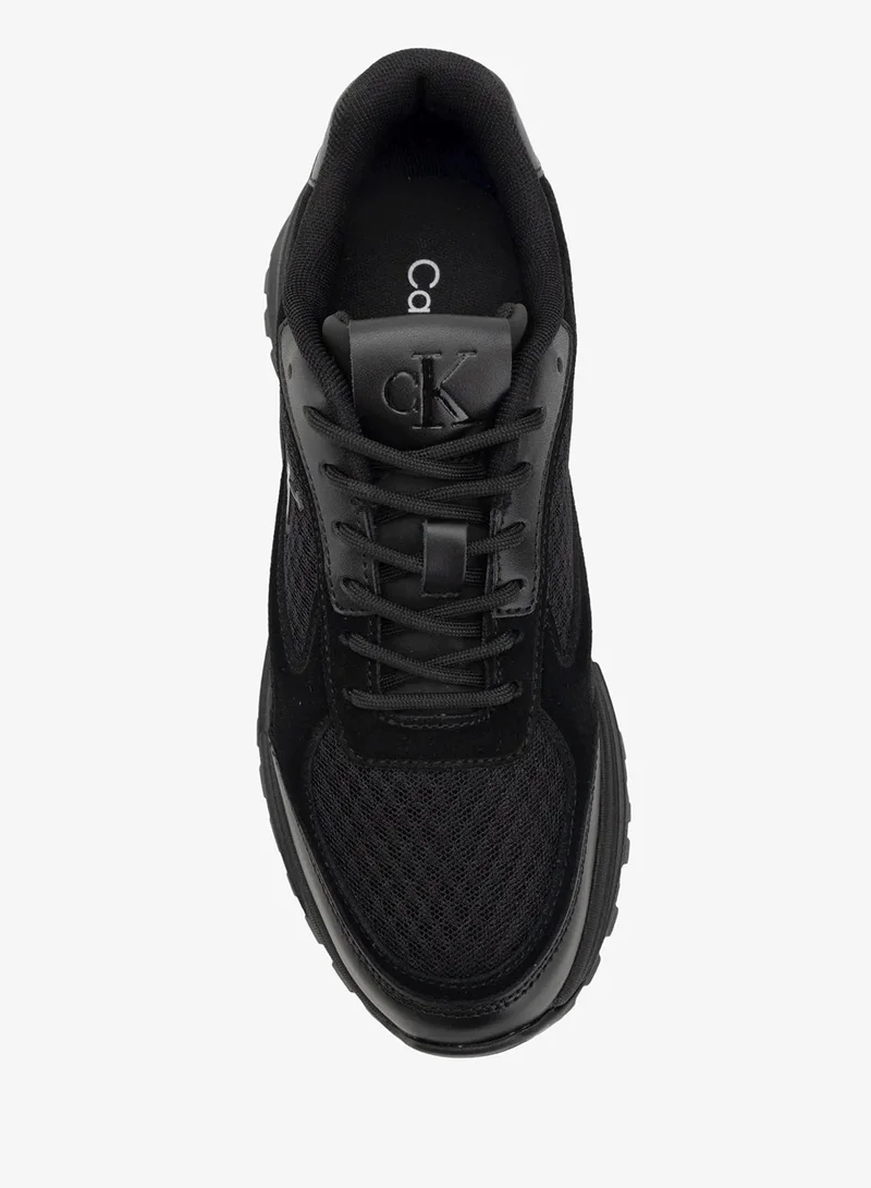 Calvin Klein Jeans  Leather and Breathable Mesh Trainers for Women | Best Price UAE