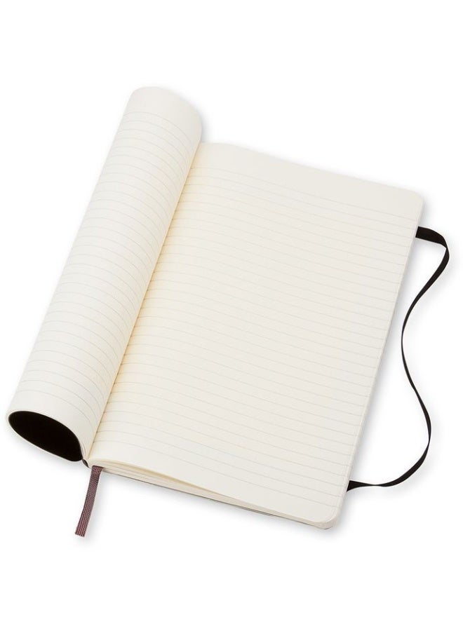 MOLESKINE Large Notebook Ruled Pages Black Soft Cover 192 Pages - Image 2