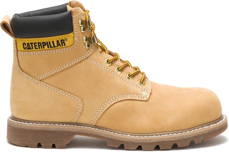 Cat Footwear Caterpillar Men's Second Shift Steel Toe Work Boots - Honey - Image 1
