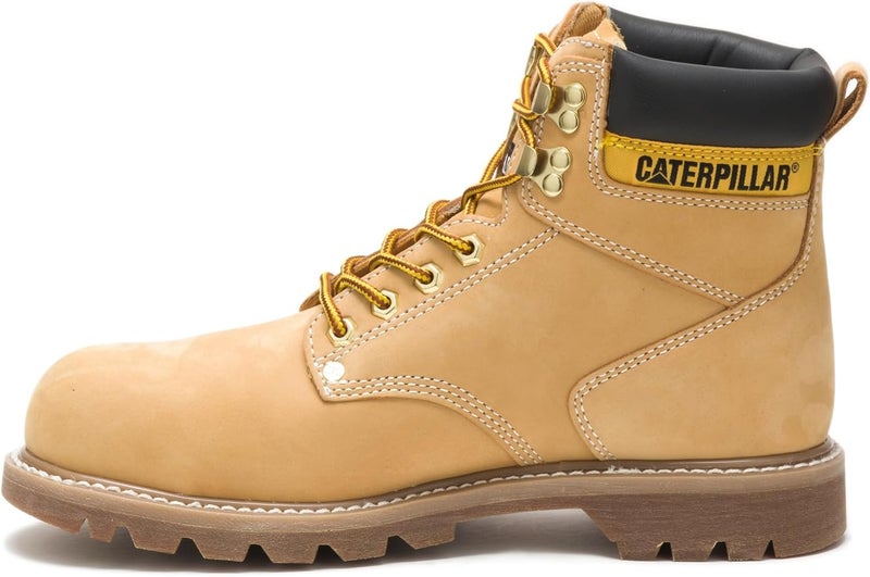 Cat Footwear Caterpillar Men's Second Shift Steel Toe Work Boots - Honey - Image 5