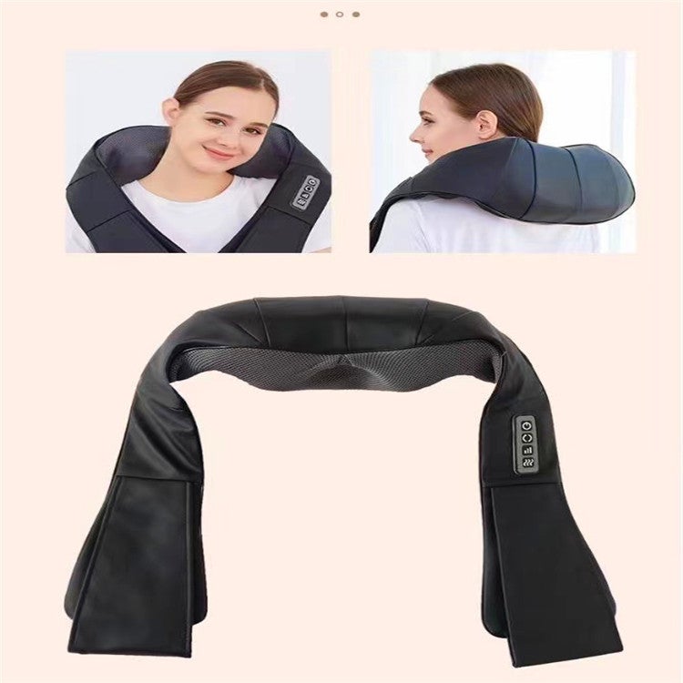Kneading Massage Shawl, Multifunctional Red Light Heat Therapy For Waist And Back, Neck Protector, Dual-Use Massager For Car And Home, Shoulder And Neck - Image 5