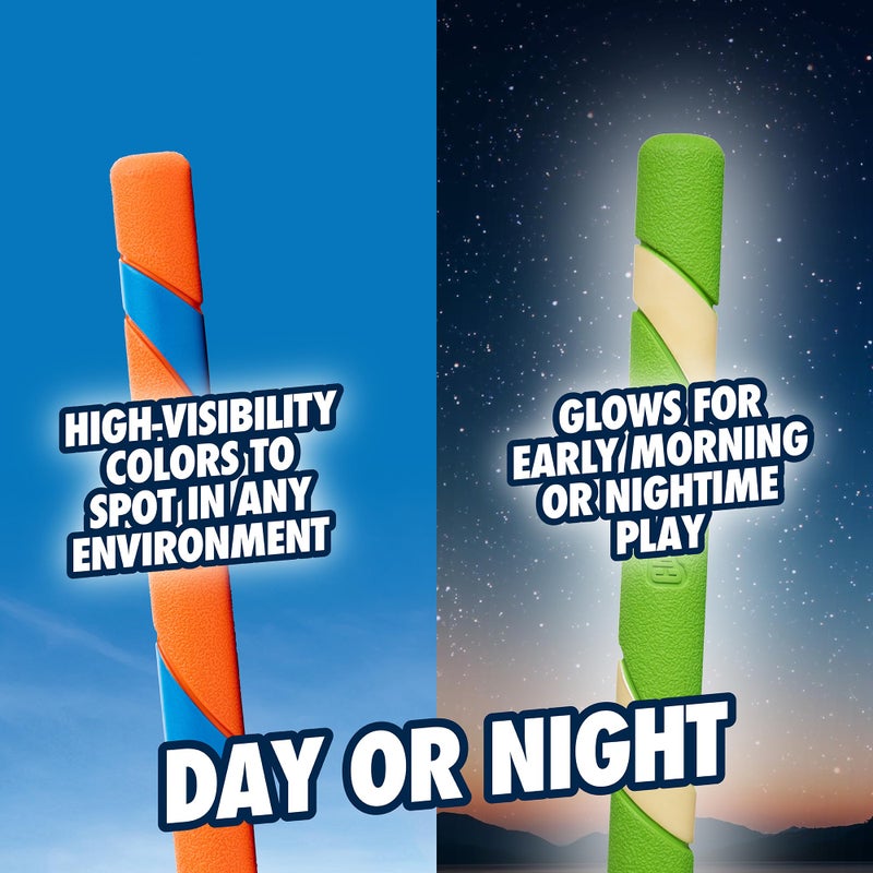 Chuckit! Interactive Dog Toy Ultra Fetch Stick Day & Night Bundle, 12 Inches, Outdoor, Pack of 2 - Image 4