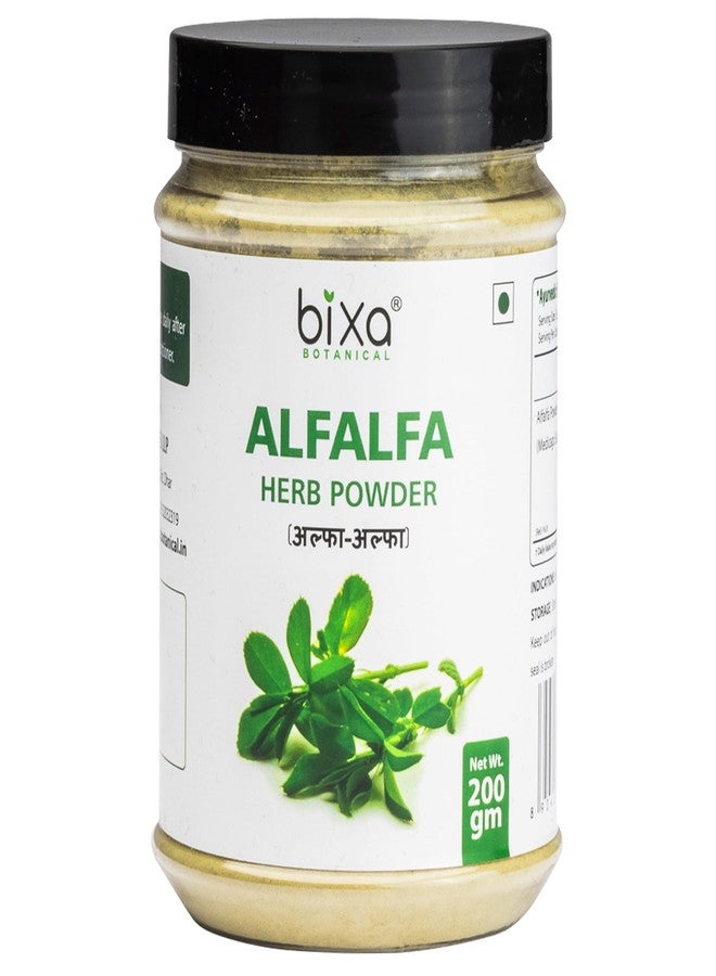 Bixa Botanical Alfalfa Powder (Medicago Sativa) | Supports Nutrition & Overall Well-Being | 200 Gm - Image 1