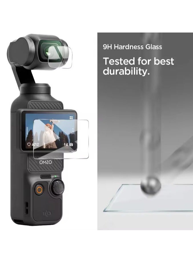 3 in 1 suit for DJI Osmo Pocket 3, Protective Case + Lens & Screen Protector Kit+Bag, Scratch-Resistant Sleeve Skin Cover, Gimbal Action Camera Accessories  - Image 4