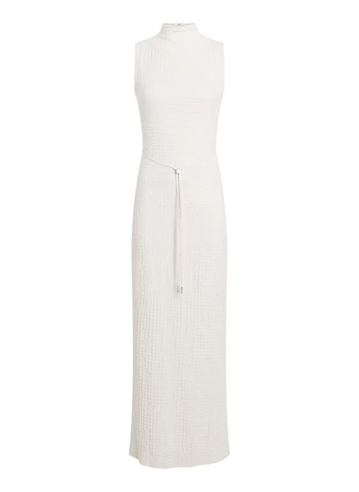 CALVIN KLEIN Textured Sleeveless Maxi Dress