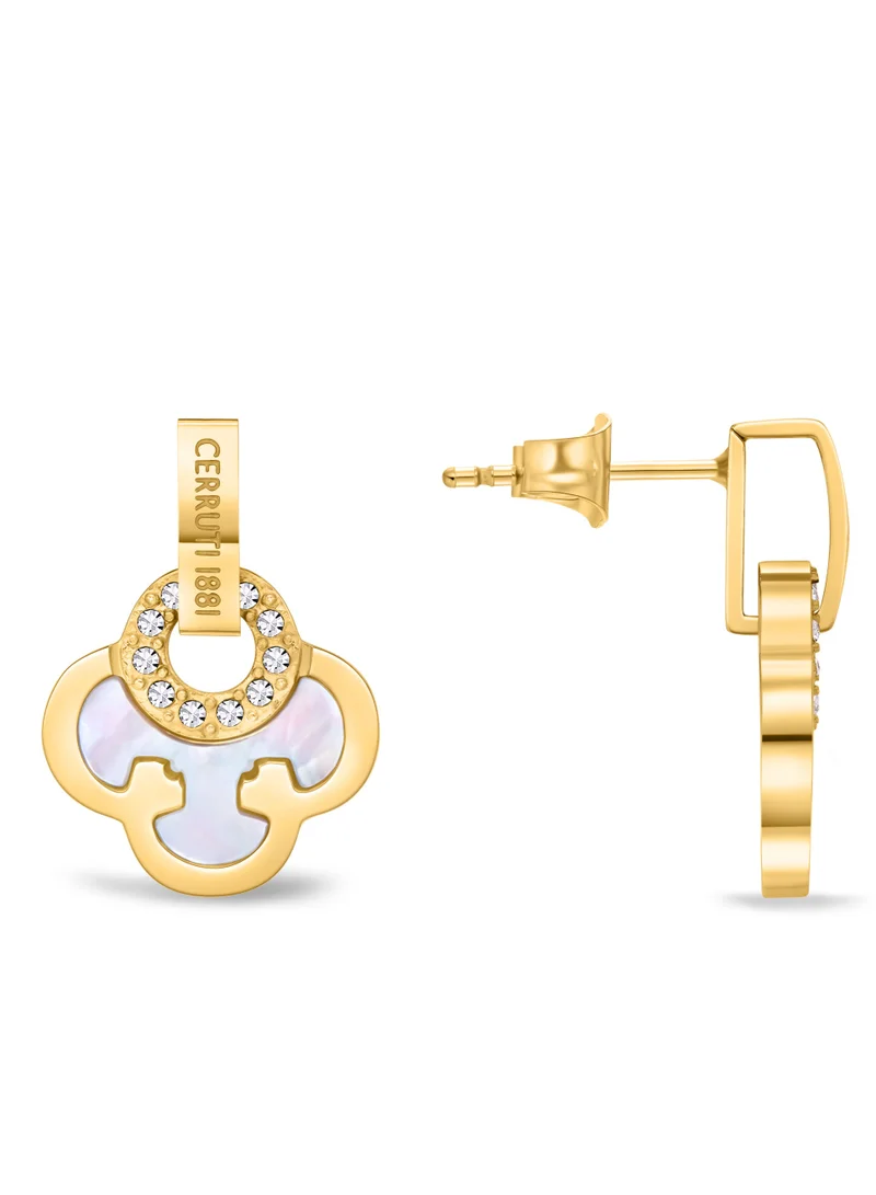CERRUTI 1881 Regina Gold Plated Earring For Women