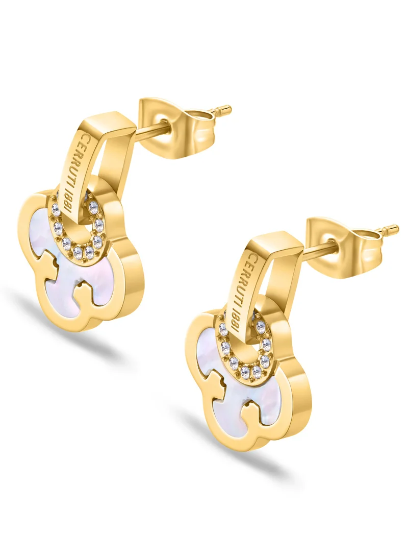 CERRUTI 1881 Regina Gold Plated Earring For Women