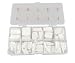 yueton Pack of 500 White Color Full Cover UV Gel False Fake Nail Art Tips DIY Design+ Box - Image 2