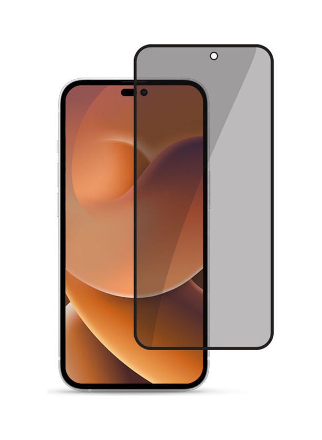 نيبمينينت زجاج مقوى لحماية الخصوصية ديفندر - آيفون 14 مقاس 6.1 بوصة مع أداة استخدام ذاتية التثبيت مرفقة، بتصميم ضد البكتيريا، بدرجة صلابة 9H، ومقاوم للكسر، طبقة مضادة لبصمات الأصابع. شفاف - Image 2