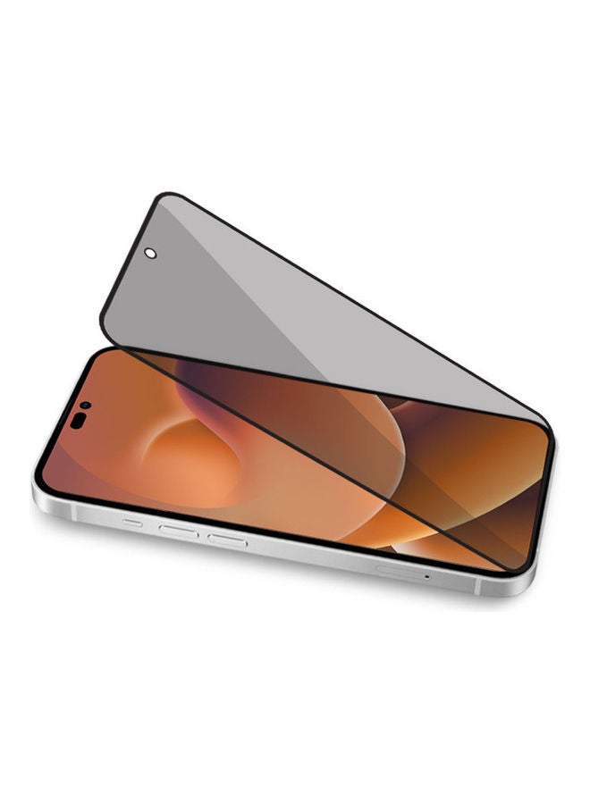 نيبمينينت زجاج مقوى لحماية الخصوصية ديفندر - آيفون 14 مقاس 6.1 بوصة مع أداة استخدام ذاتية التثبيت مرفقة، بتصميم ضد البكتيريا، بدرجة صلابة 9H، ومقاوم للكسر، طبقة مضادة لبصمات الأصابع. شفاف - Image 4