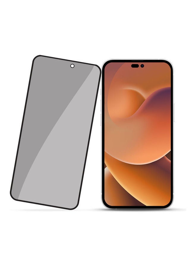 نيبمينينت زجاج مقوى لحماية الخصوصية ديفندر - آيفون 14 مقاس 6.1 بوصة مع أداة استخدام ذاتية التثبيت مرفقة، بتصميم ضد البكتيريا، بدرجة صلابة 9H، ومقاوم للكسر، طبقة مضادة لبصمات الأصابع. شفاف - Image 3