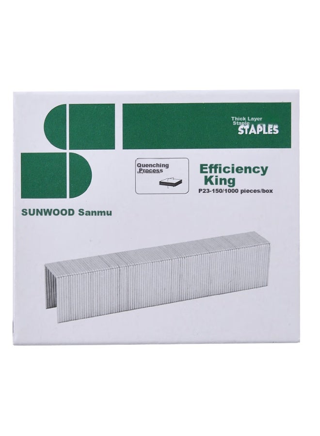 Sunwood Efficiency King Series 23/17 Staples, 1000 Pieces/box, 10 Boxes, P23-150 - Image 2