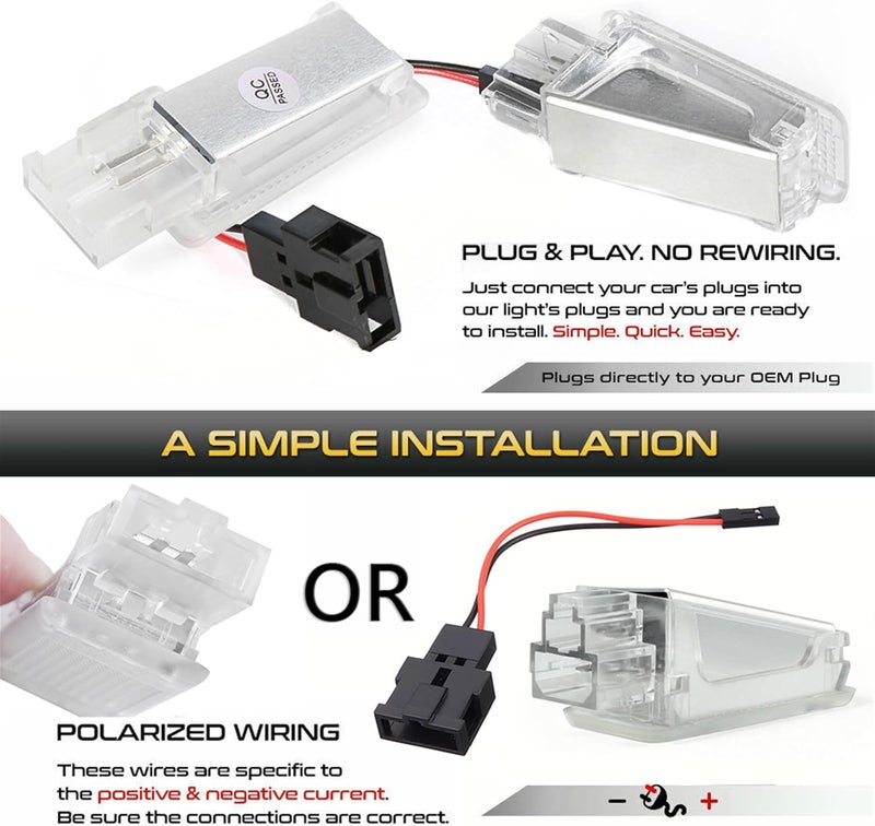 Wivplex LED Footwell Boot Door Lights for Skoda - Image 3