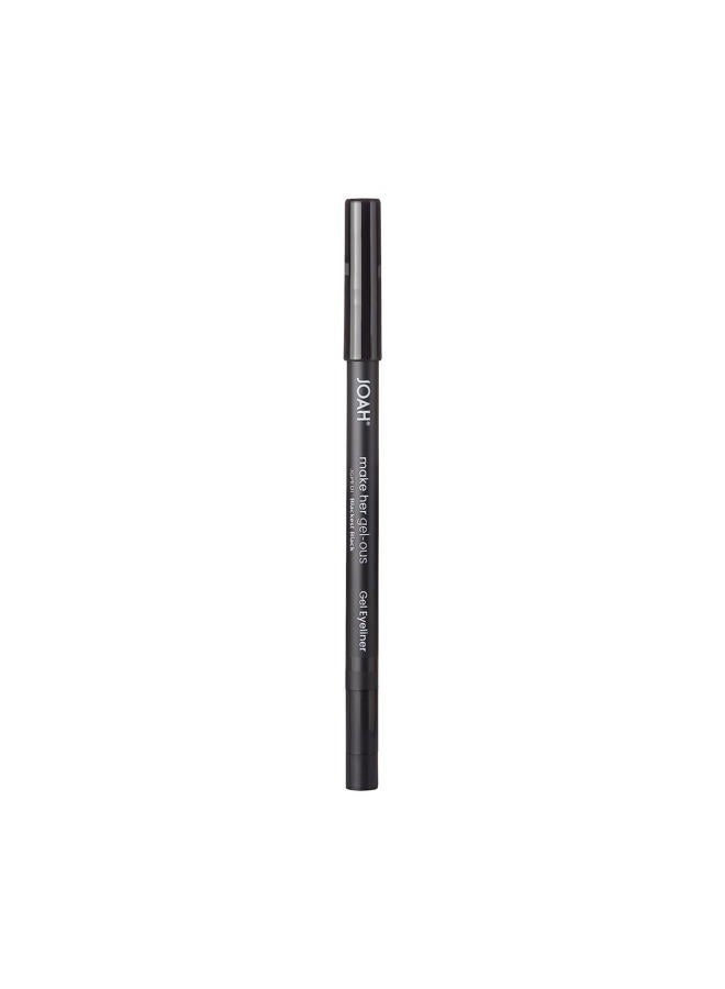 JOAH Make Her Gel-ous Gel Eyeliner with Self-Sharpening Pencil, No-Tug Waterproof Formula & Long-Lasting Finish & Color Definition, Creamy Gel Texture, Blackest Black - Image 5