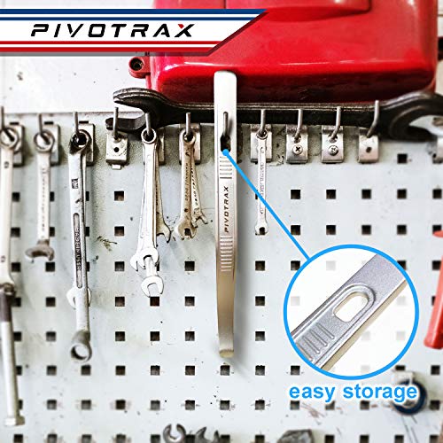 PIVOTRAX 15” Tire Mount | Demount Curved Iron Tire Lever | Wrench, Set of 2 Tire Spoons - Image 4