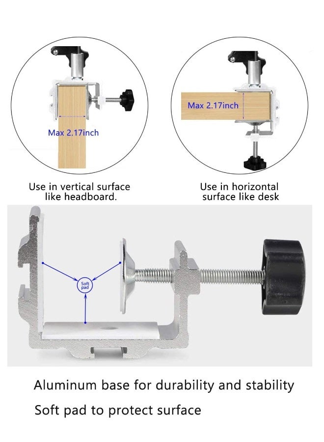 Adjustable Multi-Angle Foldable Aluminum Alloy Holder for Tablets and Mobile Phones - Lazy Bracket for Bedside and Desktop Use. - Image 5