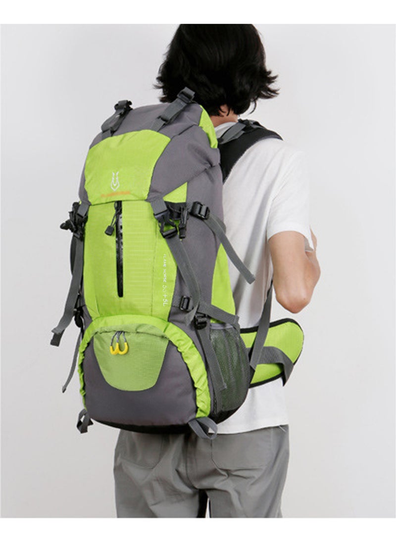 MissTiara 60L High-Capacity Waterproof Outdoor Sport Camping and Hiking Backpack With Shoe Compartment  - Image 2