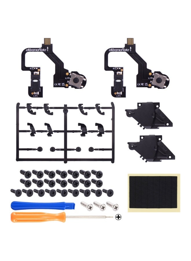 eXtremeRate Micro Switch - Strong Version Tactile Clicky Hair Trigger Kit V2 for PS5 Controller BDM-010/020 Shoulder Buttons, Ergonomic Micro Switches L2R2 Tactile L1R1 Mouse Click for PS5 Controller - Image 2