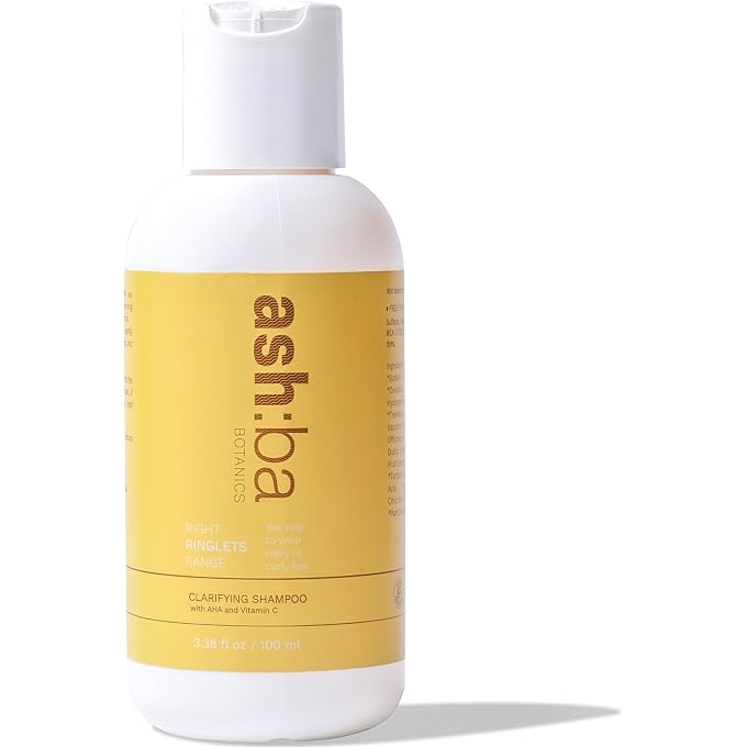 Clarifying Shampoo for Straight, Wavy, Curly & Frizzy Hair | Vitamin C, AHA and Fruit Extracts | Deep Cleanses and Removes Product Buildup | Paraben, Sulphate free (100ml)