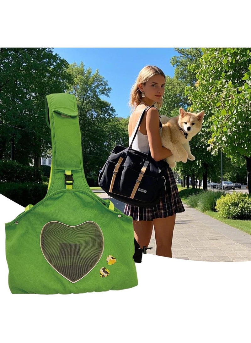 GGOOT Dog Sling | Travel Cat Carrier Purse with Shoulder Straps and Carrying Handles,Breathable Pet Products for Small Breeds Kittens - Image 3