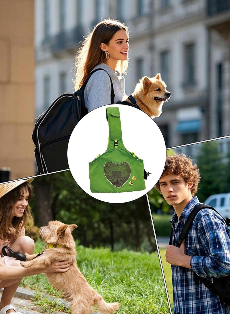 GGOOT Dog Sling | Travel Cat Carrier Purse with Shoulder Straps and Carrying Handles,Breathable Pet Products for Small Breeds Kittens - Image 4