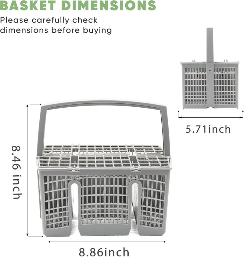 BIHARNT 668270 Accessory/Crockery Basket/Cutlery Cage Basket for Bosch, Siemens, Neff Constructa Dishwasher Dishwasher (Detachable Handle) - Image 3