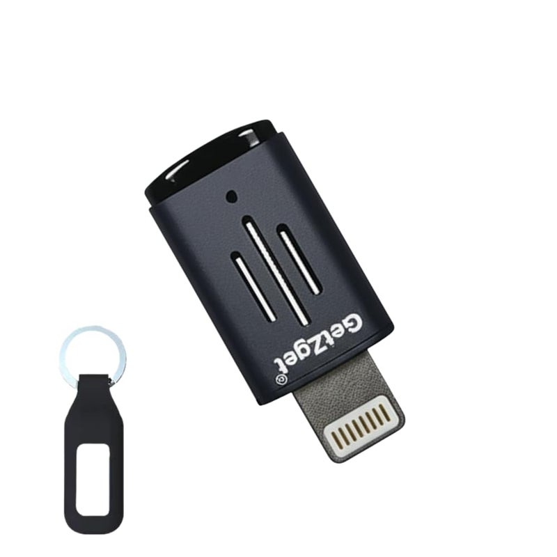GetZget ® Mini Mobile IR Blaster Compatible with iPhone/iPad Infrared Universal Smartphone Remote Control All in One Operate AC/DTH/TV/DVD/STB/Fan (iOS-Lightning) - Image 1