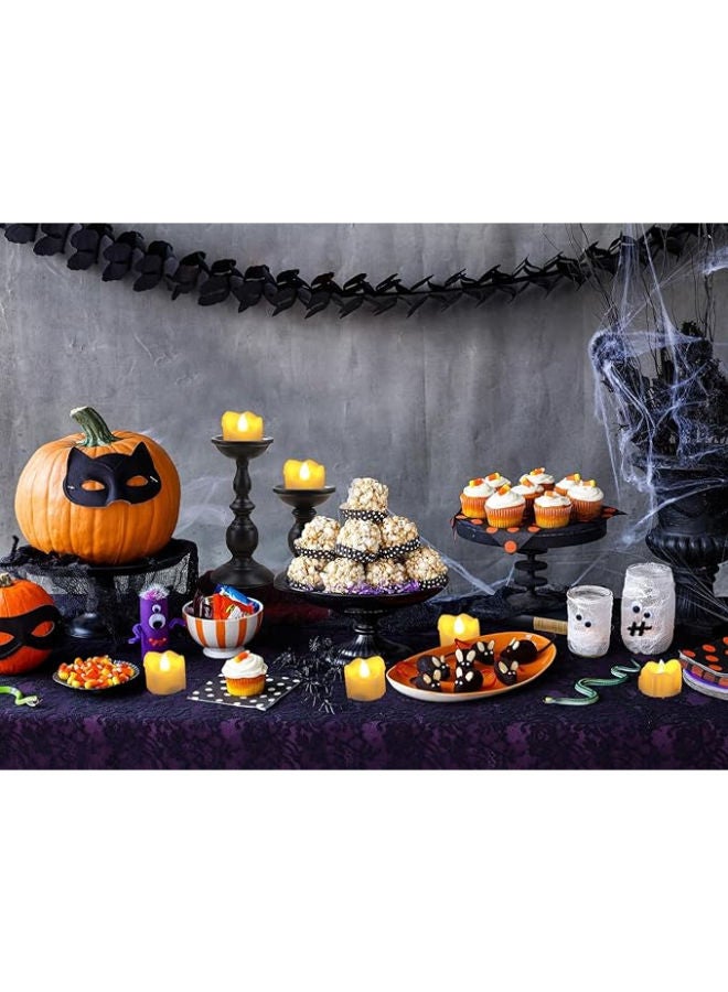 12 pieces - Flameless Dripping Wax LED Candles Battery Operated with Timer - Image 2