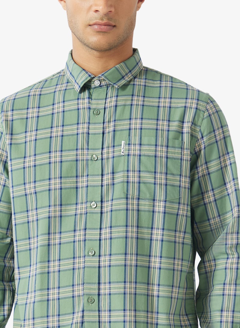 Ben Sherman Checked Long Sleeve Shirt - Image 3