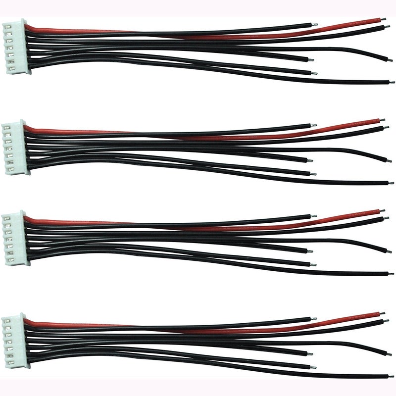 FLY RC 10pcs 222V JST 7 Pin Male Plug 6S LiPo Battery Balance Charger Cable Lead Wire Connector 10pcs 6s - Image 3