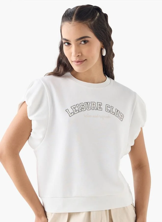 2Xtremz 2Xtremz Typographic Print T-shirt