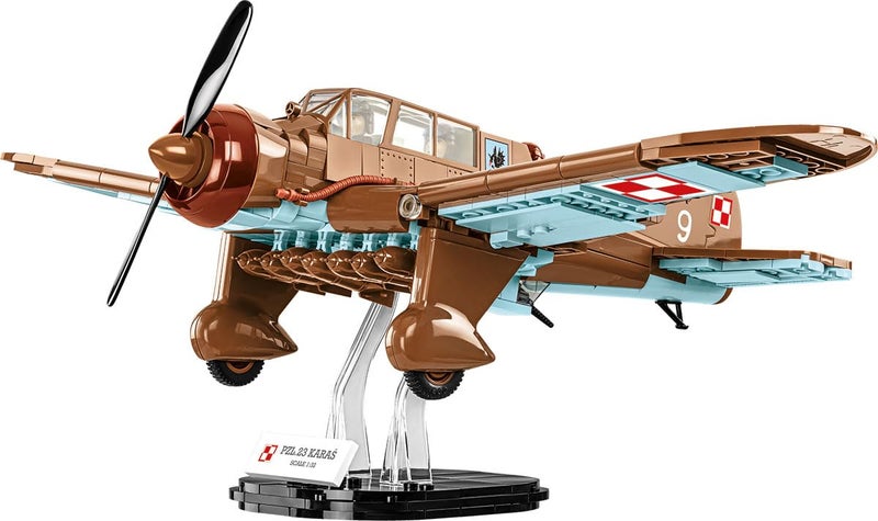 COBI Historical Collection WWII PZL23 Crucian Aircraft - Image 3