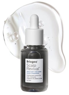 Briogeo Briogeo Scalp Revival Charcoal + Tea Tree Scalp Treatment Serum 30ml Detoxify & Soothe Scalp for Healthier Hair  - Image 1