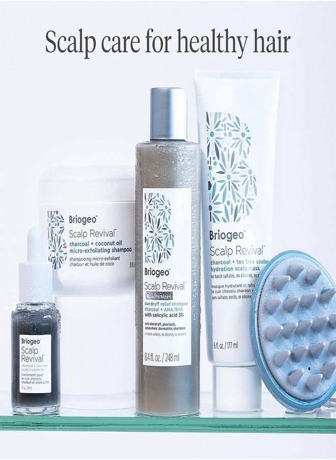 Briogeo - Briogeo Scalp Revival Charcoal + Tea Tree Scalp Treatment Serum 30ml Detoxify & Soothe Scalp for Healthier Hair - Image 1
