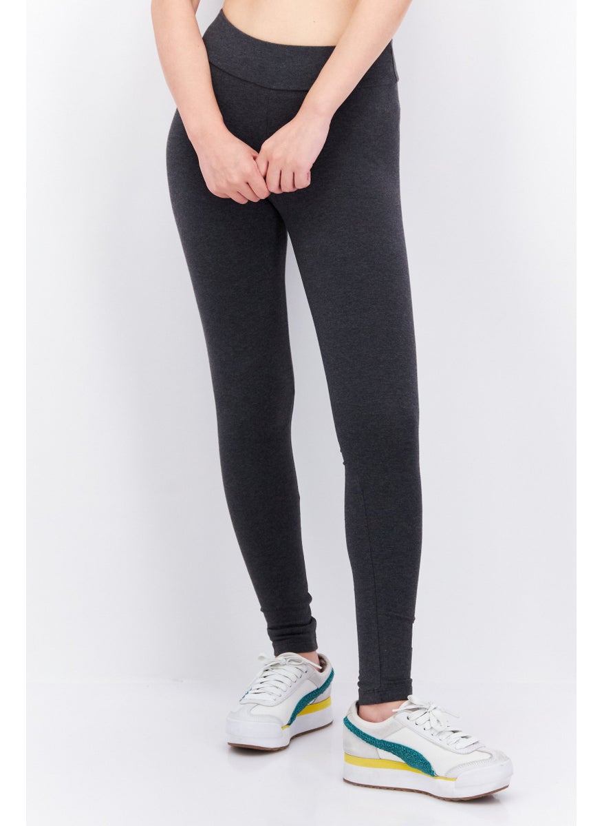 PUMA Women Sportswear Fit Training Leggings, Grey  - Image 1