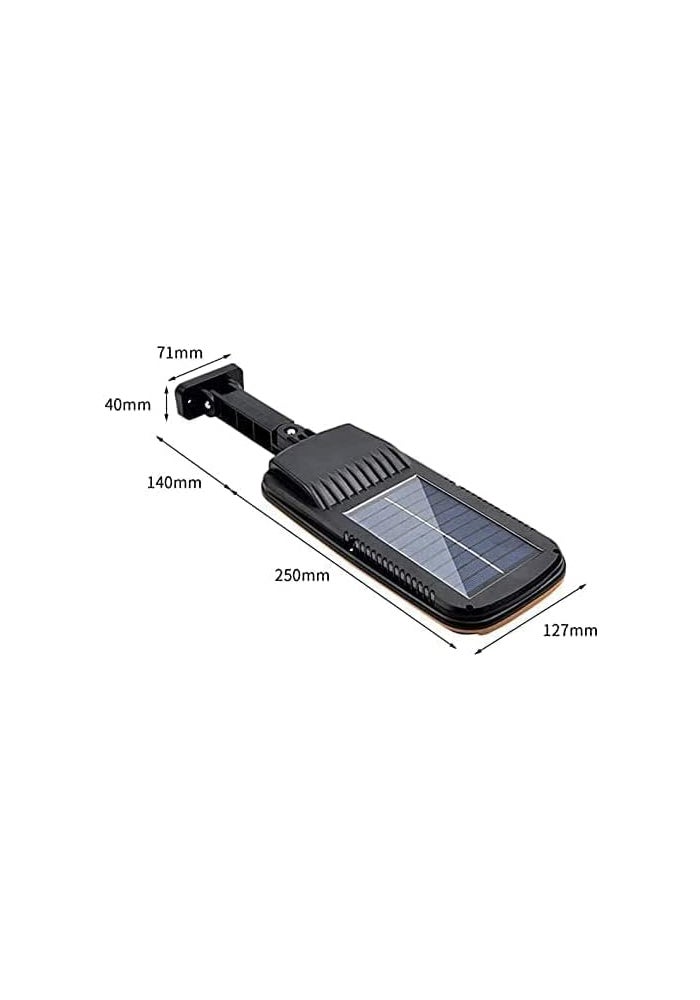 Both Smart Solar Street Lamp with Remote Control - 240 COB Lights (Orange) - Image 2