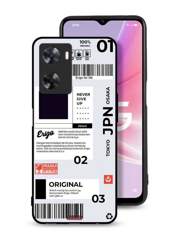 Tolwak Oppo A77s Protective Case Cover Japan Sticker - Image 1