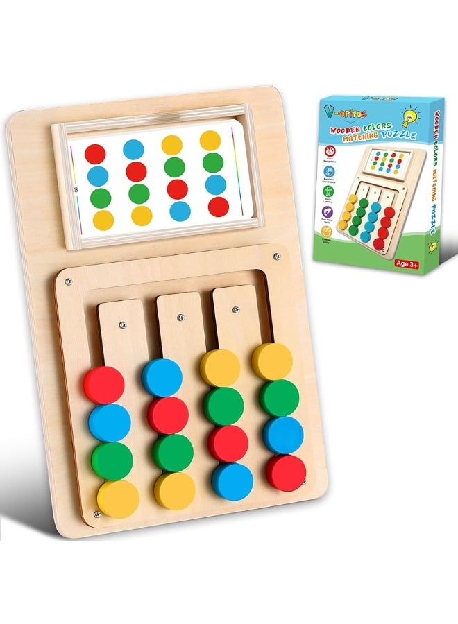 V-Opitos Color Matching Puzzle Toys, Montessori Brain Teasers Game for Kids Age 3, 4, 5, 6, 7 Years Old, Road Trip Toys for Boys & Girls, Handheld Games for Travel, Ideal Christmas, Birthday Gifts - Image 5