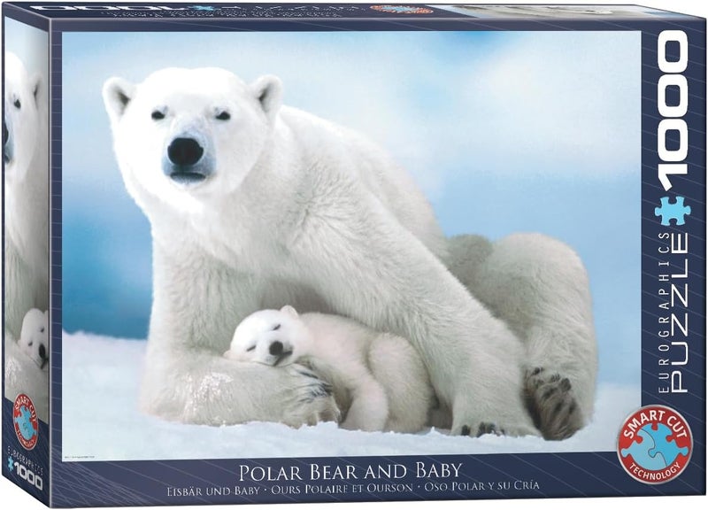 Eurographics 1000-Piece Jigsaw Puzzle - Polar Bear and Baby