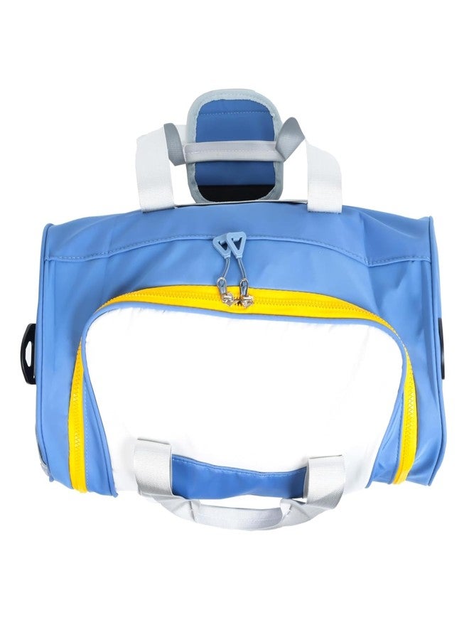 BOLDSTUFF Gym Bags for Men Compact Sports Duffle for Women Unisex Duffle Bag for Carry & Travel Adjustable & Water-Resistant for Shoes Towel Duffel Sports Bag (Sky Blue) - Image 3