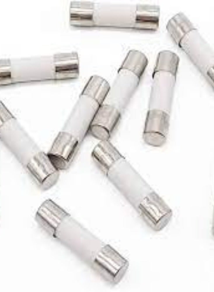 KNP KNP 13A Electrical Ceramic Tube Fuses 6x25 mm are designed to provide reliable overcurrent protection for electrical circuits and appliances With their robust ceramic construction these fuses ensure durability and effectiveness in safeguarding your electrical systems. - Image 2