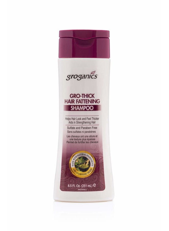Groganics Thick Hair Fattening Shampoo 8.5oz - Image 1