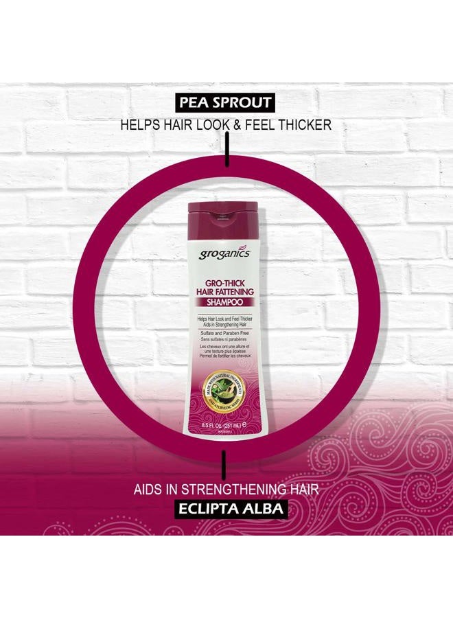 Groganics Thick Hair Fattening Shampoo 8.5oz - Image 4